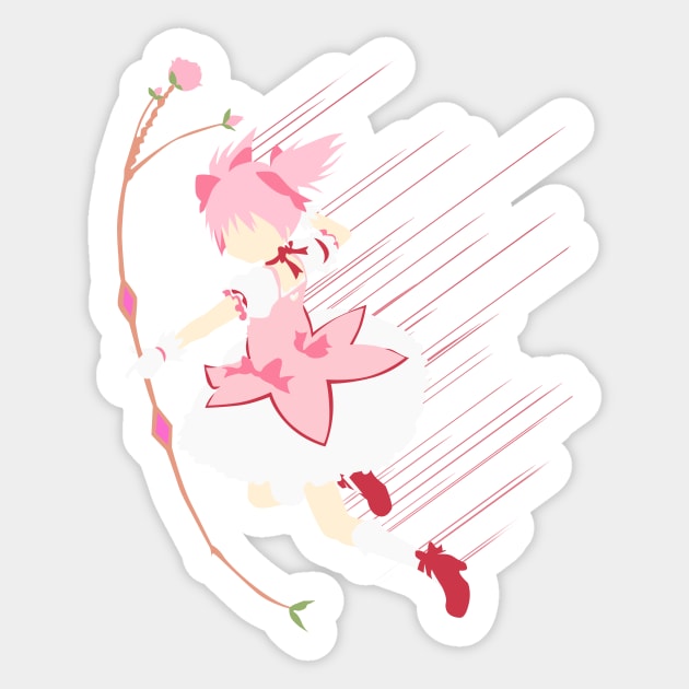 Madoka Attack Sticker by mapreduce